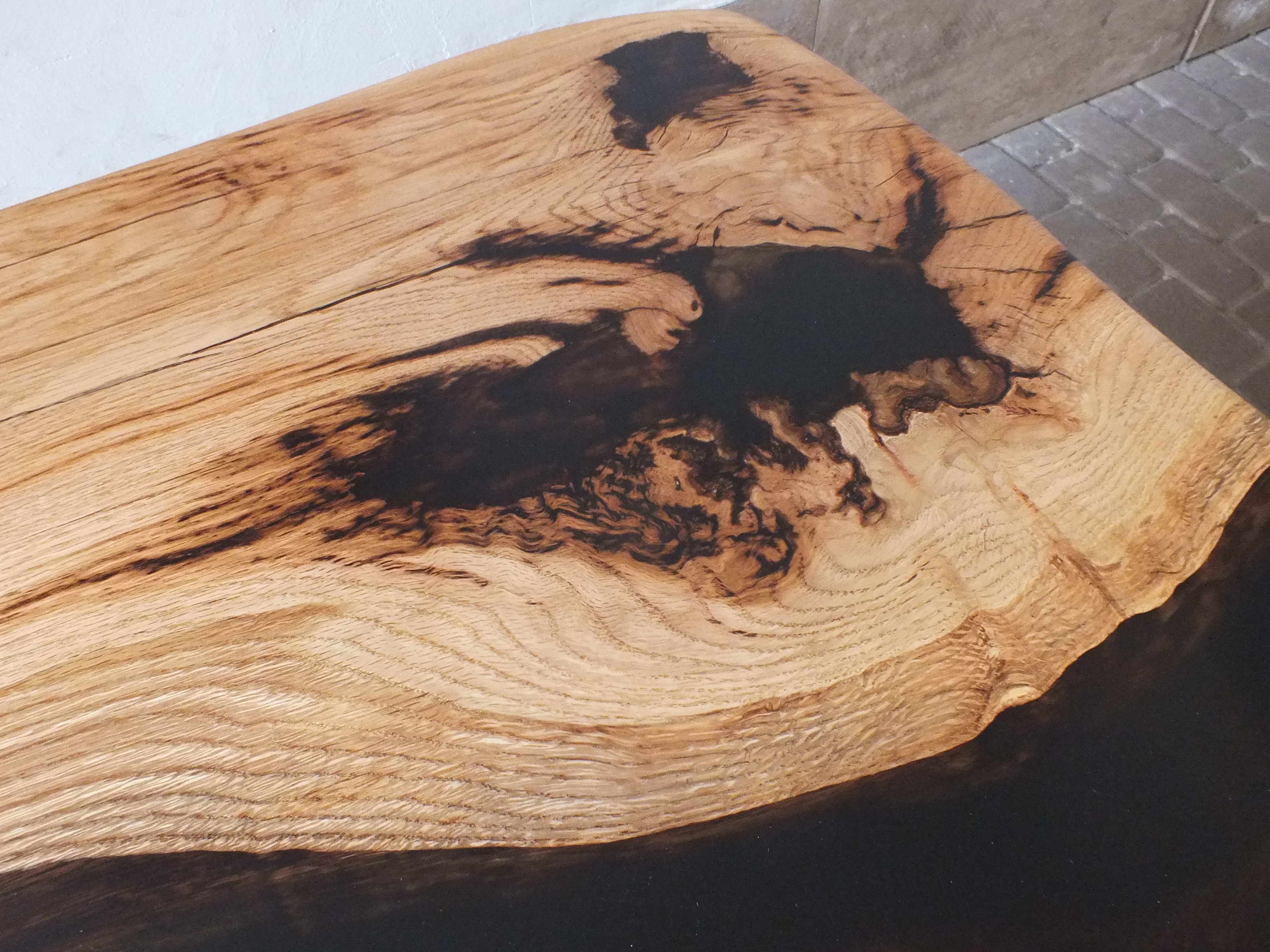 Fa erezet és epoxy részlet